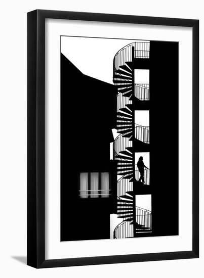 Silhouette-Massimo Della-Framed Photographic Print