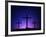 Silhouetted Crosses Against Star-Filled Sky-Chris Rogers-Framed Photographic Print