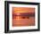 Silhouetted Fishing Net at Sunset-Lowell Georgia-Framed Photographic Print