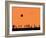 Silhouettes and Gulls 4-Adrian Campfield-Framed Giclee Print