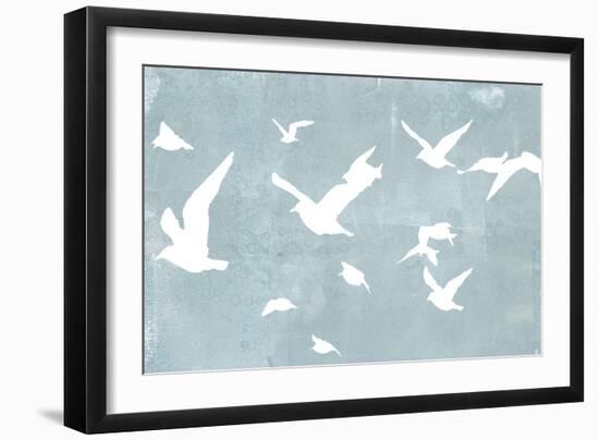 Silhouettes in Flight I-Jennifer Goldberger-Framed Art Print