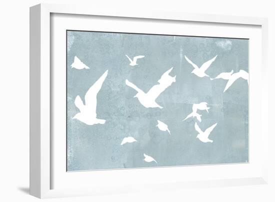 Silhouettes in Flight I-Jennifer Goldberger-Framed Art Print