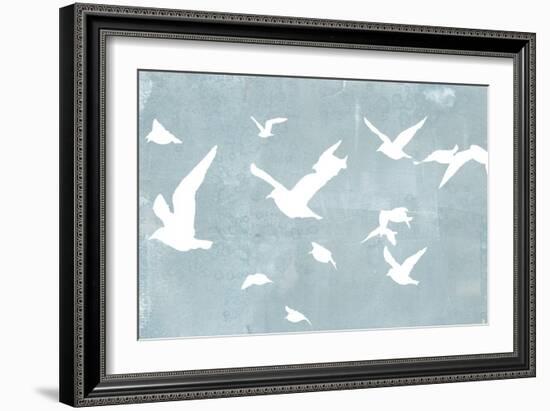 Silhouettes in Flight I-Jennifer Goldberger-Framed Art Print