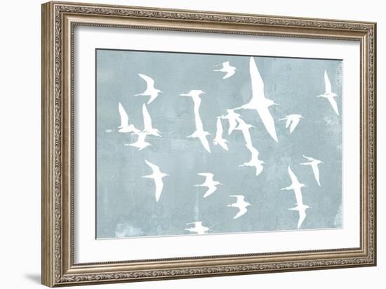 Silhouettes in Flight II-Jennifer Goldberger-Framed Premium Giclee Print