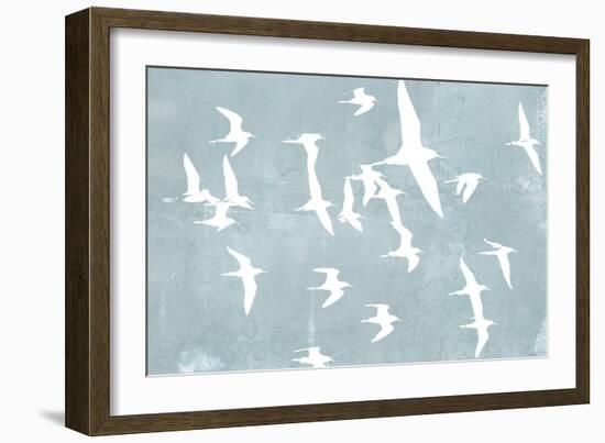 Silhouettes in Flight II-Jennifer Goldberger-Framed Premium Giclee Print