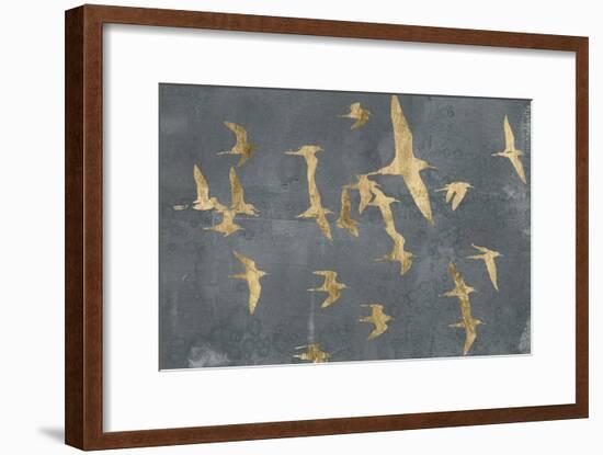 Silhouettes in Flight IV-Jennifer Goldberger-Framed Art Print