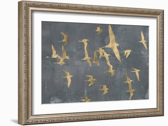 Silhouettes in Flight IV-Jennifer Goldberger-Framed Art Print