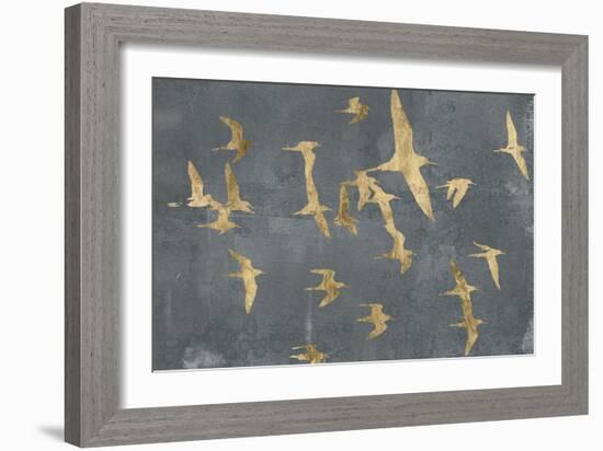 Silhouettes in Flight IV-Jennifer Goldberger-Framed Art Print