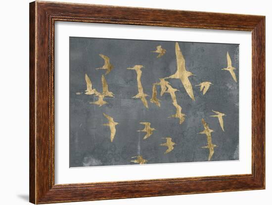 Silhouettes in Flight IV-Jennifer Goldberger-Framed Art Print