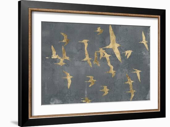 Silhouettes in Flight IV-Jennifer Goldberger-Framed Art Print