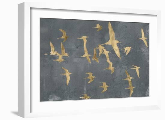 Silhouettes in Flight IV-Jennifer Goldberger-Framed Art Print