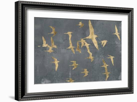 Silhouettes in Flight IV-Jennifer Goldberger-Framed Art Print