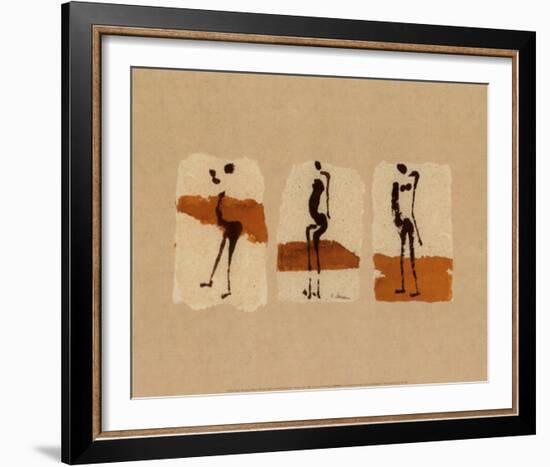 Silhouettes of Africa-Charlotte Derain-Framed Art Print