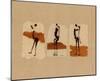 Silhouettes of Africa-Charlotte Derain-Mounted Art Print