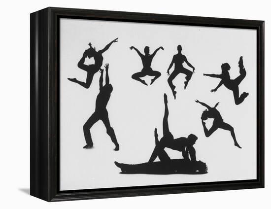 Silhouettes of Dancers Diane Sinclair and Ken Spaulding-Gordon Parks-Framed Premier Image Canvas