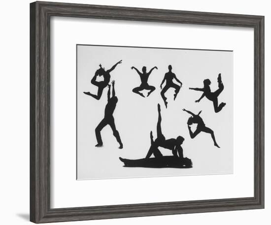 Silhouettes of Dancers Diane Sinclair and Ken Spaulding-Gordon Parks-Framed Premium Photographic Print