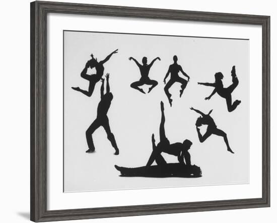 Silhouettes of Dancers Diane Sinclair and Ken Spaulding-Gordon Parks-Framed Photographic Print