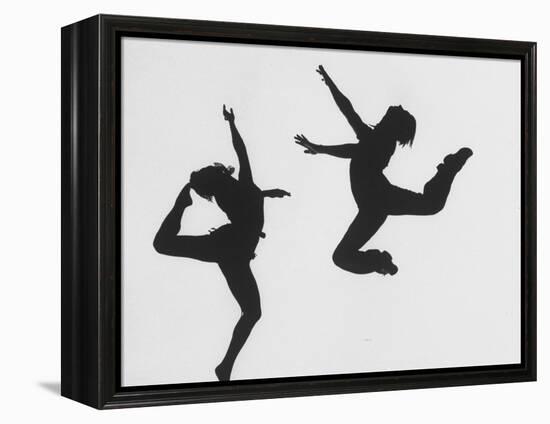 Silhouettes of Dancers Diane Sinclair and Ken Spaulding-Gordon Parks-Framed Premier Image Canvas