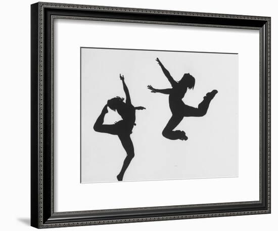 Silhouettes of Dancers Diane Sinclair and Ken Spaulding-Gordon Parks-Framed Premium Photographic Print