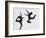 Silhouettes of Dancers Diane Sinclair and Ken Spaulding-Gordon Parks-Framed Premium Photographic Print