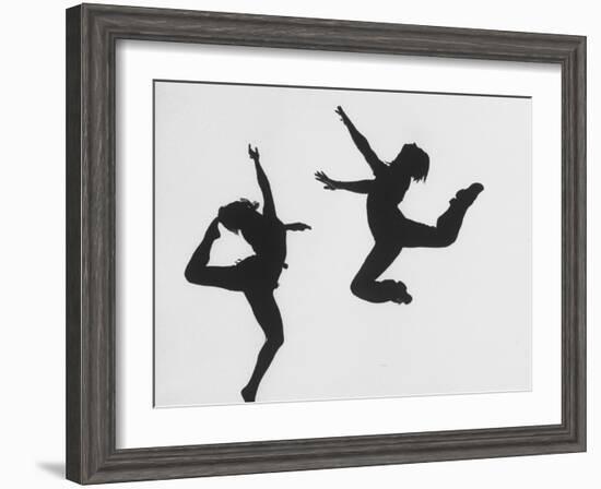 Silhouettes of Dancers Diane Sinclair and Ken Spaulding-Gordon Parks-Framed Photographic Print