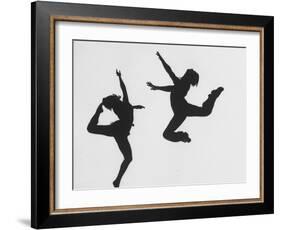 Silhouettes of Dancers Diane Sinclair and Ken Spaulding-Gordon Parks-Framed Photographic Print