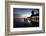 Silhouettes of surfers at Huntington Beach Pier at sunset, California, USA-Panoramic Images-Framed Photographic Print