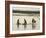 Silhouettes of Three Fishermen in Flooded Fields in Vietnam, Indochina, Southeast Asia-Jane Sweeney-Framed Photographic Print