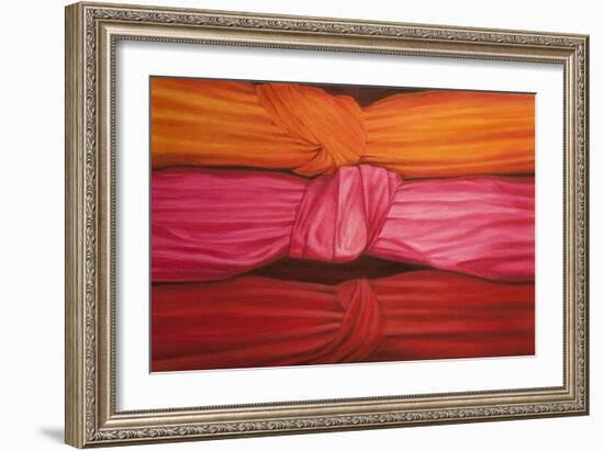 Silk Knots, 2010-Lincoln Seligman-Framed Giclee Print