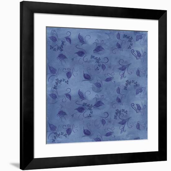 Silk Leaves-Maria Trad-Framed Giclee Print