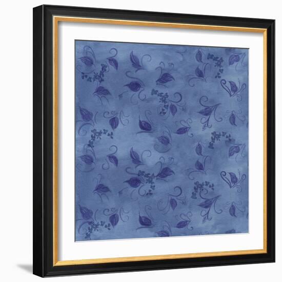 Silk Leaves-Maria Trad-Framed Giclee Print