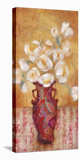 Silk Petals-Augustine-Framed Stretched Canvas