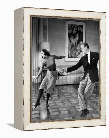 Silk Stockings, (aka La Belle De Moscou Silk Stockings), Cyd Charisse, Fred Astaire, 1957-null-Framed Stretched Canvas