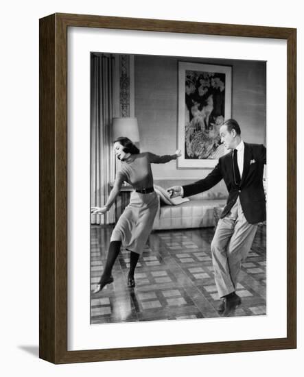 Silk Stockings, (aka La Belle De Moscou Silk Stockings), Cyd Charisse, Fred Astaire, 1957-null-Framed Photo
