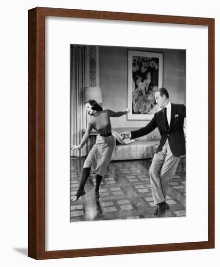 Silk Stockings, (aka La Belle De Moscou Silk Stockings), Cyd Charisse, Fred Astaire, 1957-null-Framed Photo