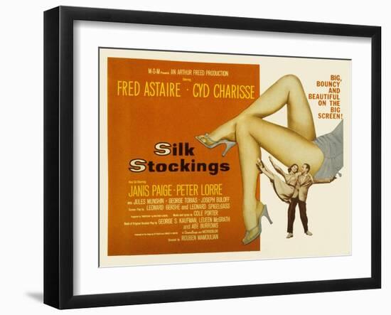 Silk Stockings, with Fred Astaire and Cyd Charisse, 1957-null-Framed Photo