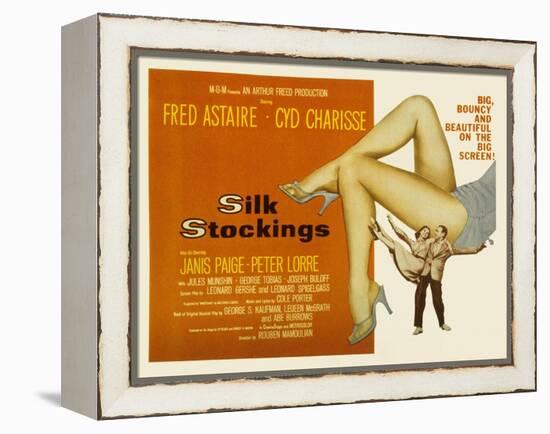 Silk Stockings, with Fred Astaire and Cyd Charisse, 1957-null-Framed Stretched Canvas