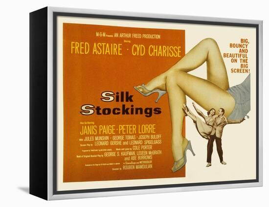 Silk Stockings, with Fred Astaire and Cyd Charisse, 1957-null-Framed Stretched Canvas