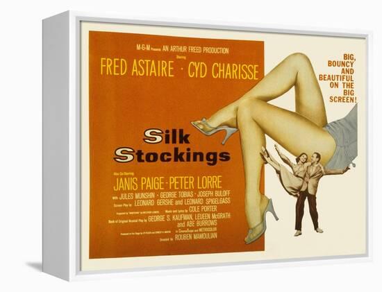 Silk Stockings, with Fred Astaire and Cyd Charisse, 1957-null-Framed Stretched Canvas