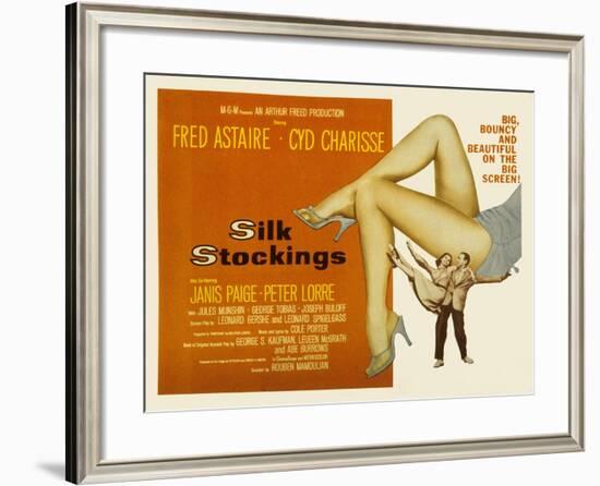 Silk Stockings, with Fred Astaire and Cyd Charisse, 1957-null-Framed Photo