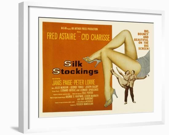 Silk Stockings, with Fred Astaire and Cyd Charisse, 1957-null-Framed Photo