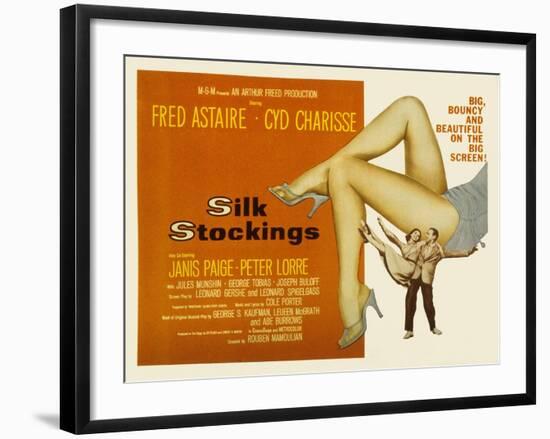 Silk Stockings, with Fred Astaire and Cyd Charisse, 1957-null-Framed Photo