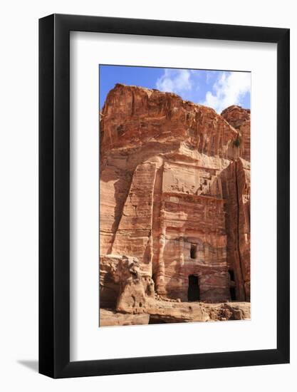 Silk Tomb, Royal Tombs, Petra, UNESCO World Heritage Site, Jordan, Middle East-Eleanor Scriven-Framed Photographic Print