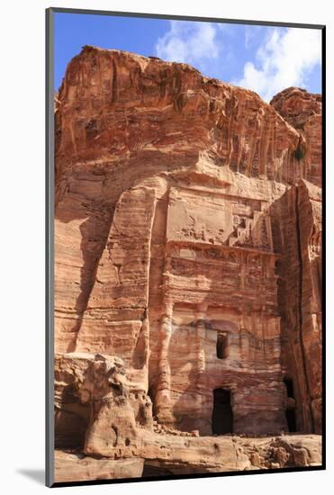 Silk Tomb, Royal Tombs, Petra, UNESCO World Heritage Site, Jordan, Middle East-Eleanor Scriven-Mounted Photographic Print