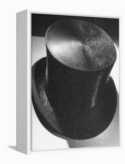 Silk Top Hat Showing Properties of Smooth and Rough Nap Which Are Principles Used in Camouflage-Dmitri Kessel-Framed Premier Image Canvas