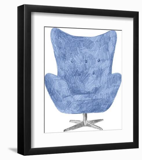 Silla Azul-Kristine Hegre-Framed Giclee Print