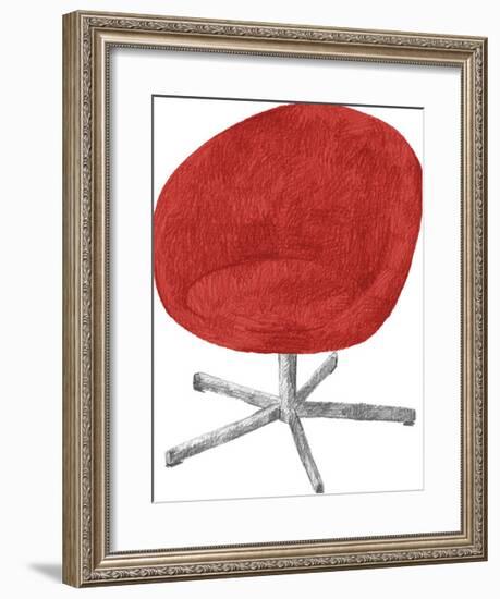 Silla Roja-Kristine Hegre-Framed Giclee Print