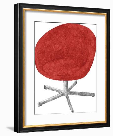 Silla Roja-Kristine Hegre-Framed Giclee Print