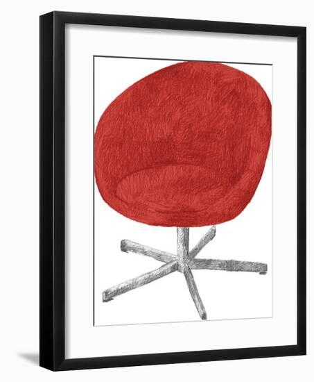 Silla Roja-Kristine Hegre-Framed Giclee Print