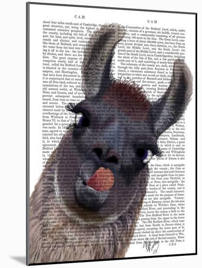 Silly Llama-Fab Funky-Mounted Art Print
